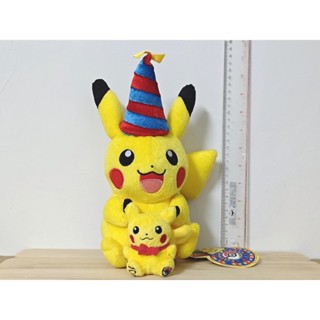 【果果鋪】寶可夢 10週年 皮卡丘 慶祝│神奇寶貝 布偶 玩偶 絨毛娃娃 pokemon 10th DOLL 2008