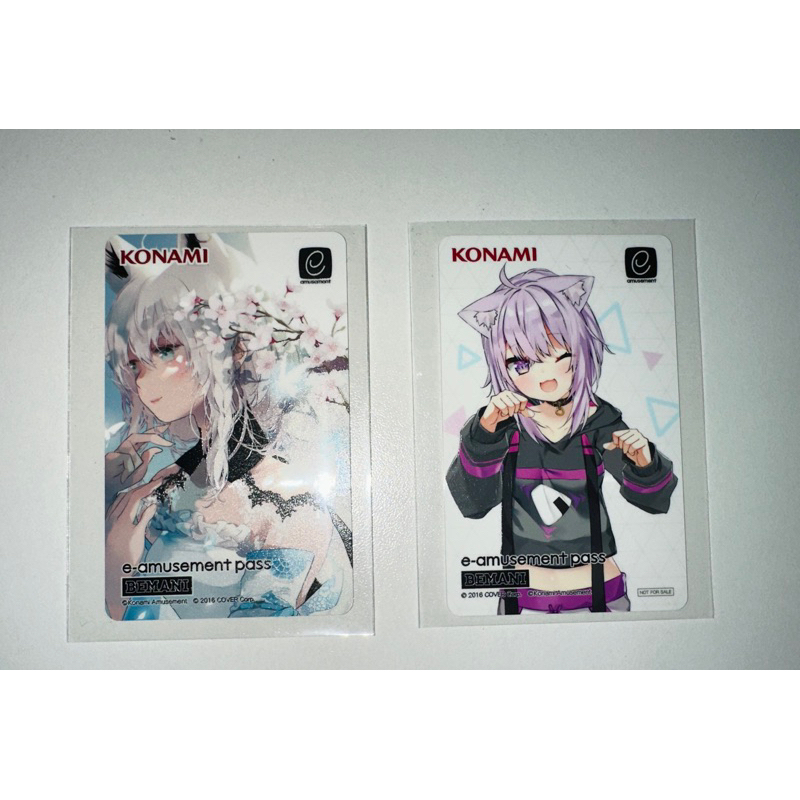 白上フブキ KONAMI e-amusement pass konami e amusement pass的