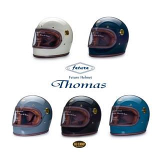 現貨 快速出貨 GU CAMP騎士部品 特惠免運 Feture Thomas 系列 復古 樂高帽 樂高 全罩安全帽 5色