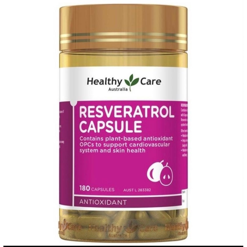 澳洲🇦🇺Healthy care 白藜蘆醇膠囊180粒