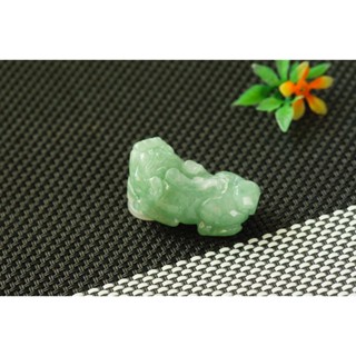 S4937玉墜子❀翡翠玉A貨冰潤滿綠招財貔貅玉墜墜子掛件玉珮【緬甸玉翠軒】玉首飾品 男女款式