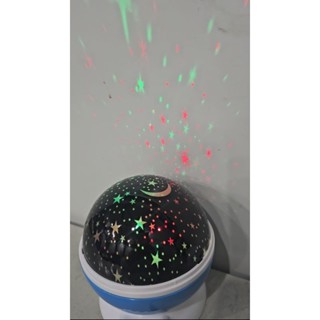 自動旋轉星空投影燈／LED小夜燈／二手良品