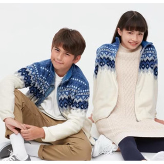 Uniqlo kids 童裝 印花刷毛外套150公分
