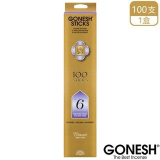 美國 GONESH NO.6 ANCIENT TIMES 6號 遠古記憶 精油線香 超值包 (100枝入) 化學原宿