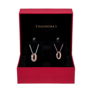 【THEODORA'S】情侶對飾-軌跡鎢鋼戒指項鍊 女款&男款【希奧朵拉】