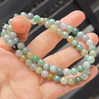 嗨，寶貝銀飾珠寶* 翡翠飾品☆925純銀 保證A貨 緬甸玉A貨 細緻 冰糯種 黃翡翡翠項鍊 珠鍊
