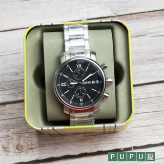 *PUPU屋* FOSSIL BQ1000 三眼 不鏽鋼錶帶 手錶 腕錶 全新 現貨