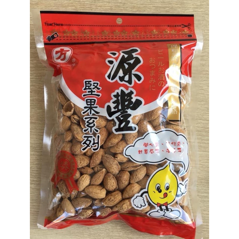台灣製金牌🎖️食品源豐瓜子行杏仁果｜600公克1斤裝