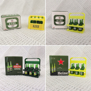 🇹🇼臺灣現貨【微縮：啤酒：盒裝套組】快速出貨🚛模型/公仔/扭蛋/食玩/收藏/擺件/擺飾/微景觀/微型/迷你/模擬/DIY