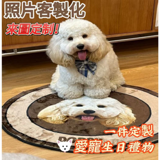 🔥客製化🔥臺灣出貨 客製化地毯 寵物訂製周邊地墊 仿羊絨可水洗墊 貓咪狗狗睡覺坐墊 寵物地毯 寵物地墊 客廳地墊