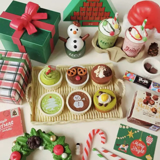 🍄𝗠𝗲𝗹𝗼𝗻現貨｜🎄 聖誕節 禮盒 迷你咖啡杯 卡片 咖啡模型 食玩 有意思迷你玩具 6分12分娃娃屋 娃用傢俱袖珍微縮