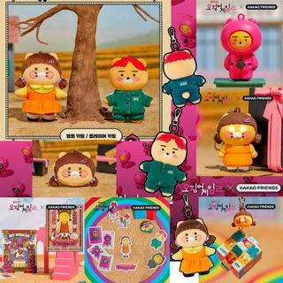 【米粒森 】正版 韓國 kakao friends 魷魚遊戲 ryan 吊飾 娃娃