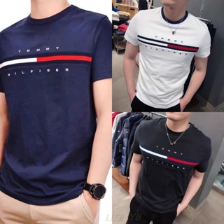 【臺現免運】Tommy Hilfiger 短袖 經典刺繡LOGO 素T 素面 短T 男女同款 夏季短袖 T恤
