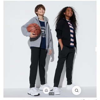 八件合售 童裝 UNIQLO特級彈性DRY休閒長褲 吸濕排汗 可調鬆緊 臺灣製彈性腰圍薄長褲140公分 男童
