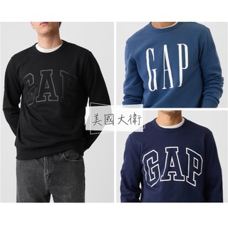 《美國大衛》GAP 大學T 長袖 T恤 上衣 衣服 長T 內刷毛 Logo 男 女 情侶 聖誕 禮物【457230】
