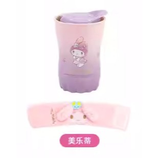 (現貨在臺)[古傑士] 三麗鷗 聯名 美樂蒂 名霜杯 卡通 馬克杯 咖啡套杯 家用 創意 陶瓷 隨行杯 玻璃杯 水杯