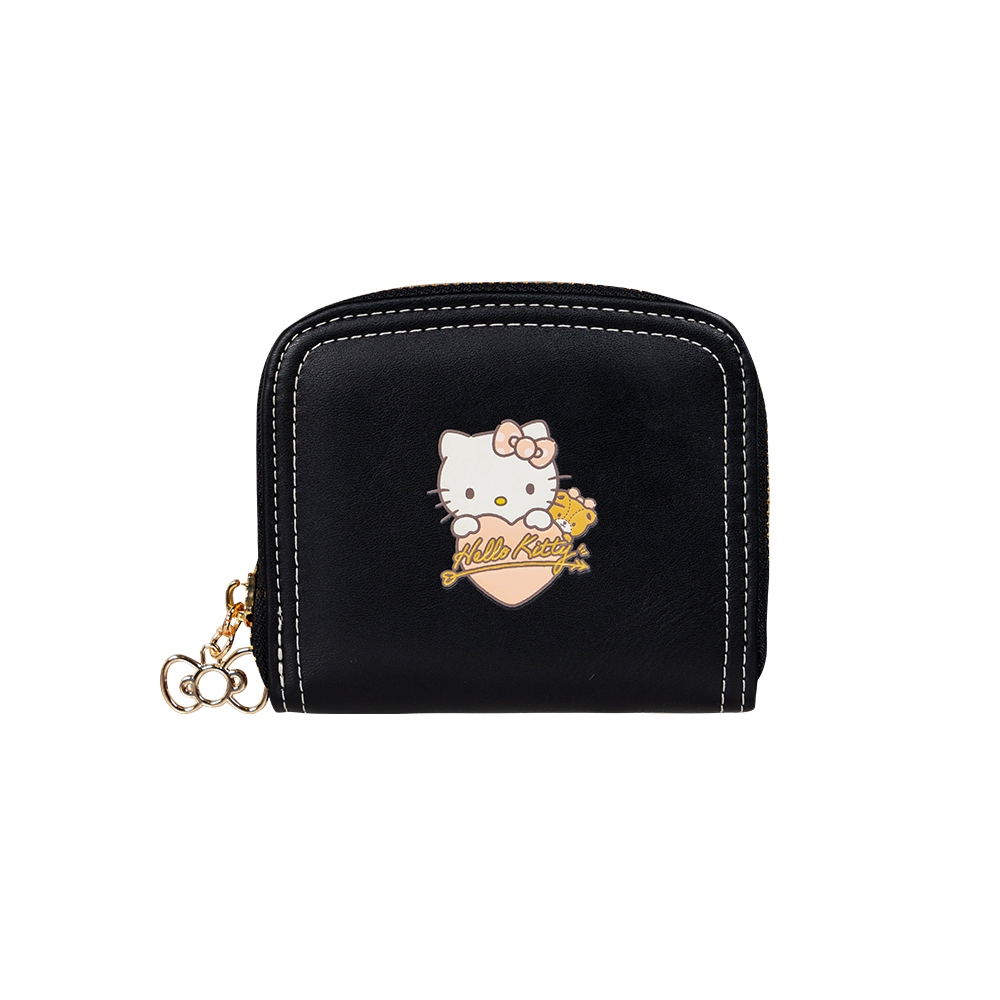 【OUTDOOR】Hello Kitty零錢包-黑 ODKT24J04BK