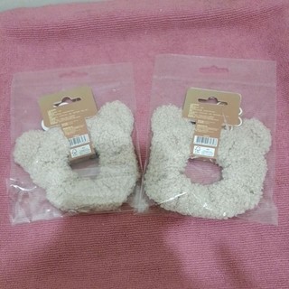 ♥️朵朵小舖♥️小熊造型毛毛 髮圈 綁髮用 髮帶
