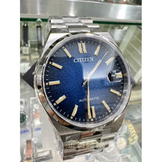 【金臺鐘錶】CITIZEN星辰 NJ0151-88L(藍面) 40mm 機械錶款 藍寶石水晶鏡面