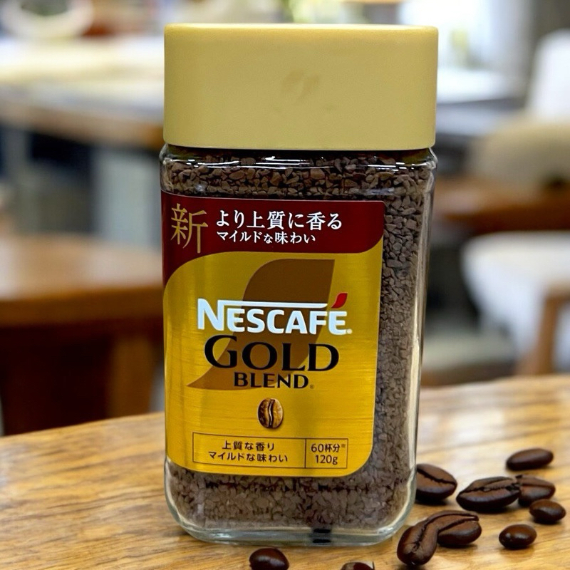 雀巢金牌微研磨咖啡 120g 日本 金牌咖啡 玻璃瓶 濃郁 Nestle 咖啡粉 研磨咖啡罐 金罐 金蓋