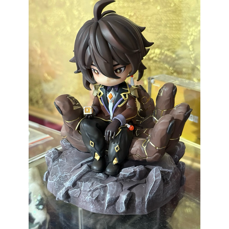 [GK在台現貨］原神 Ninety Seven 工作室 Q版 鍾離 雕像 高約14cm