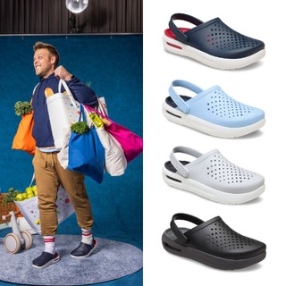Crocs 卡駱馳 舒樂克駱格 中性鞋 InMotion Clog-大氣灰色 209964-1FT