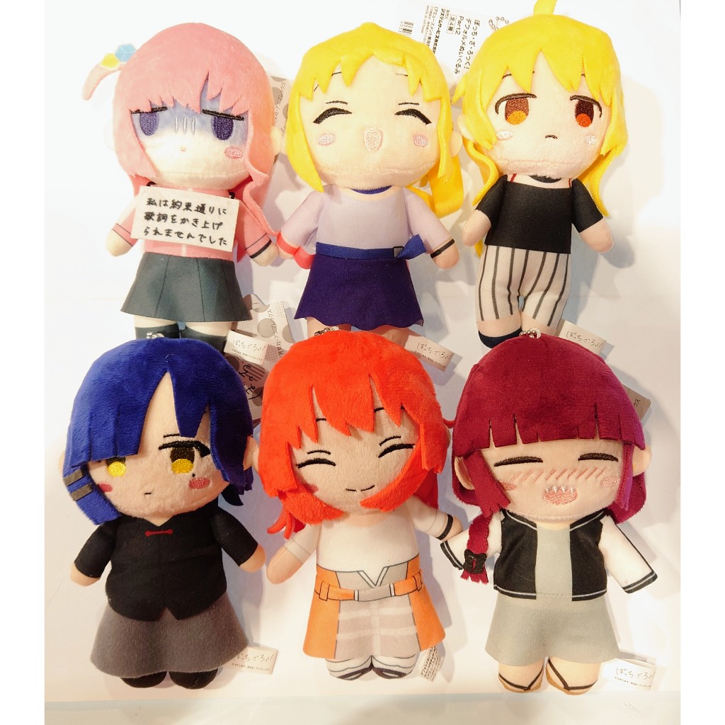 【孤獨搖滾】日版 娃娃吊飾 後藤一里 伊地知虹夏 山田涼 喜多郁代 伊地知星歌 廣井菊理 周邊 娃娃 吊飾 掛件 掛飾