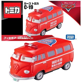 【免運 3C小苑】DS94087 C-19 阿飛 消防救援版 TOMICA CARS 汽車總動員 迪士尼 模型車 玩具