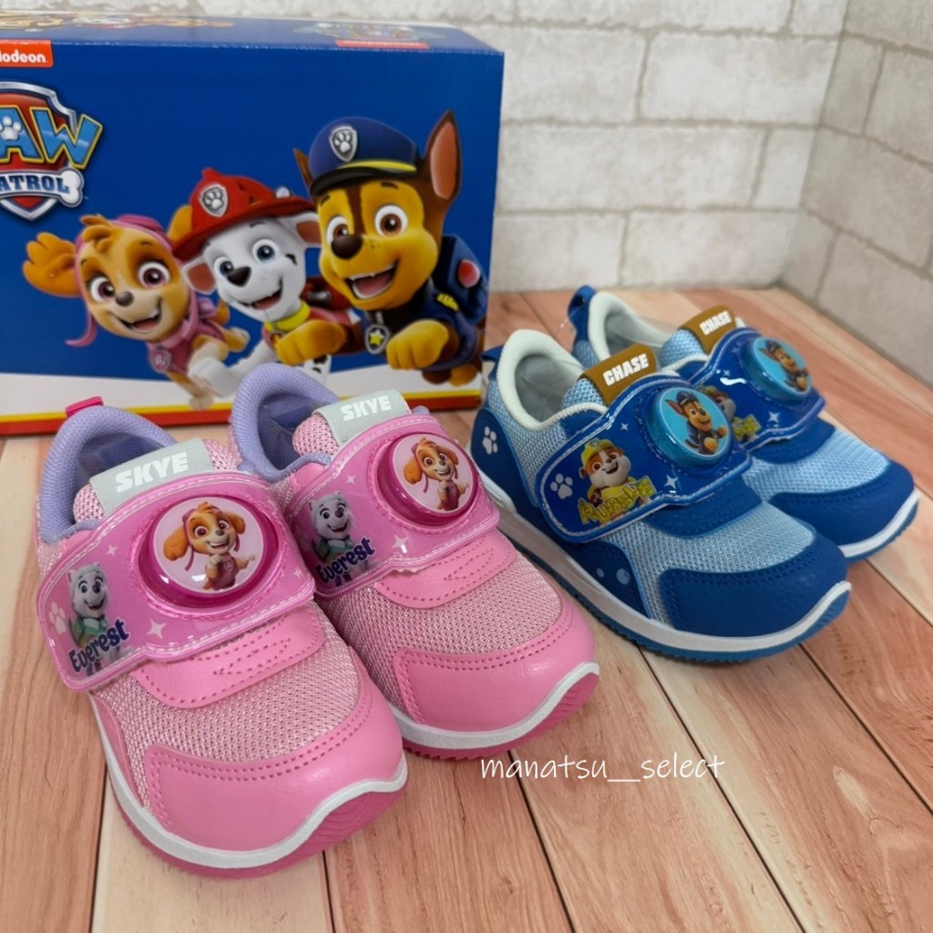 PAW PATROL 汪汪隊立大功 汪汪隊 運動鞋 電燈鞋 發光跑步鞋 透氣運動鞋 兒童布鞋 布鞋 跑步鞋 鞋底發光鞋