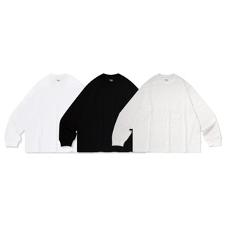 【faam】Layering Simple basics 300g Long Sleeve - 基本款長袖Tee 白黑灰