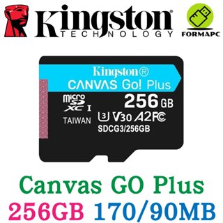 Kingston 金士頓 Canvas GO! Plus microSDXC 256G 256GB SDCG3 記憶卡