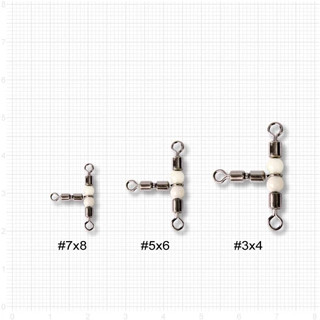{小漳釣具} WEFOX 鉅灣 HS-201 粗柄夜光三叉轉環