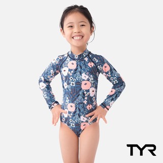 【TYR】長袖連身三角女童泳衣 5281311