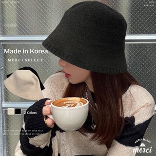 ✿MERCI 正韓現貨🇰🇷新品特價 正韓花邊針織帽 韓國帽子 保暖帽 秋冬帽 針織漁夫帽 針織毛帽 盆帽 水桶帽 漁夫帽