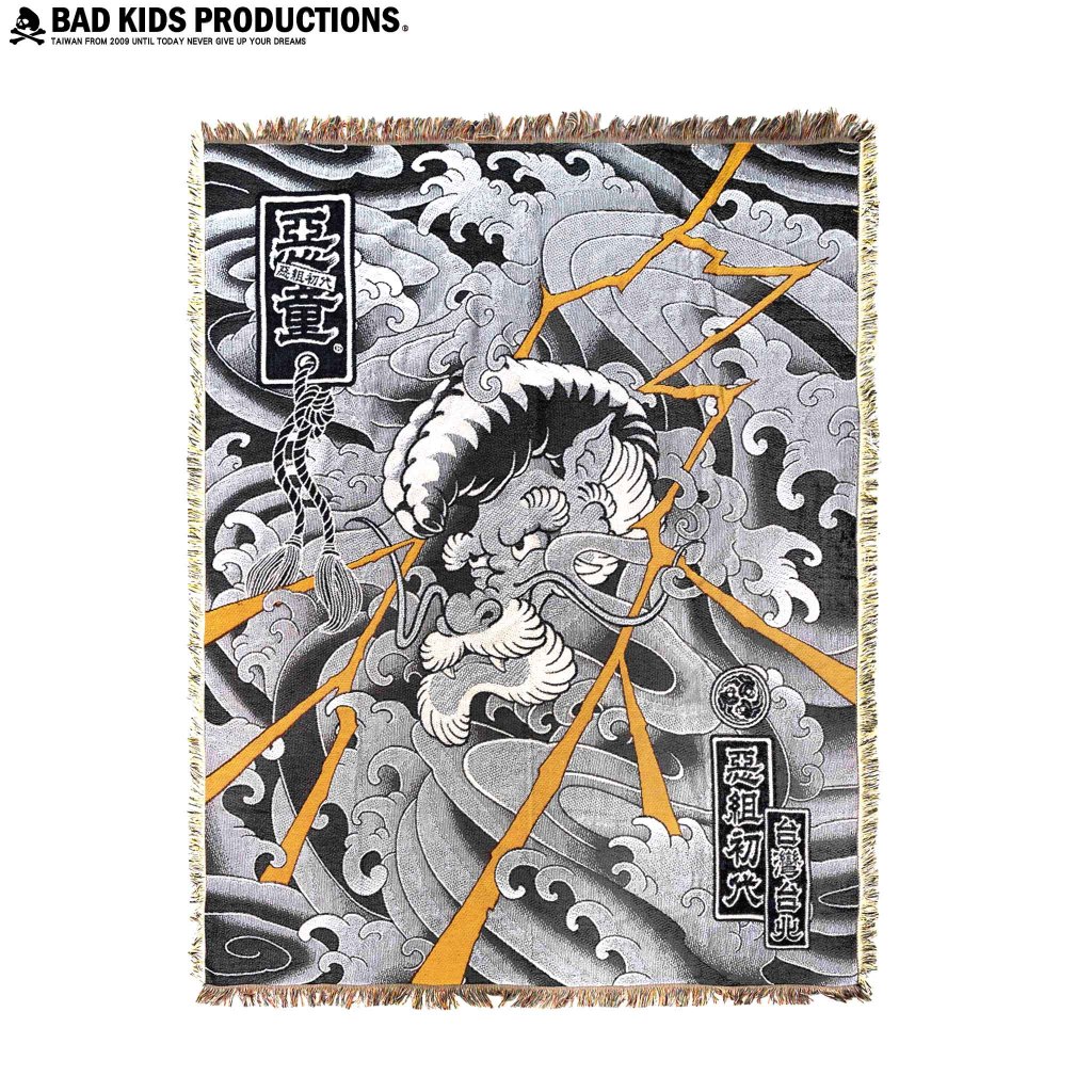 BAD KIDS 惡童 24A/W Dragon blanket (15周年限定露營毯 / 標準雙人床尺寸)
