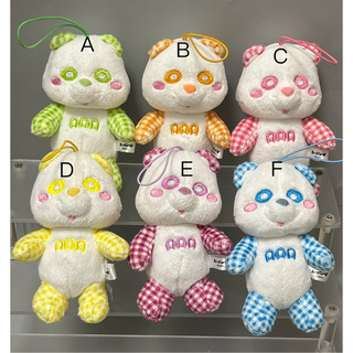 日本帶回 正版 AAA 熊貓 A～Panda 吊飾 彩色 格子 收集 貓熊 AAA熊貓