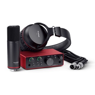Focusrite Scarlett Solo Studio 4th 第四代錄音介面 套裝組【民風樂府】