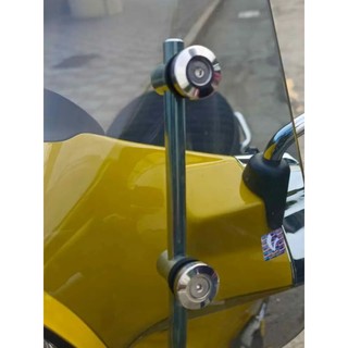 【白鐵材質】VESPA GT200L 原廠小風鏡 風擋 白鐵風鏡裝飾蓋