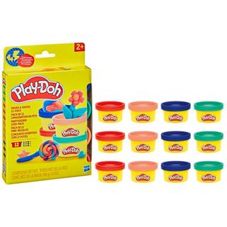 Hasbro Play-Doh 培樂多 基礎12色迷你黏土分享組