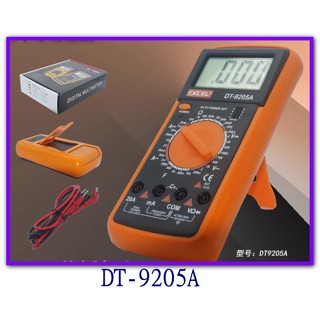 T電子 現貨 LCD數字三用電表 全保護 自動關機 數位 萬用電表 電子式三用電錶 全量程防燒 配電池