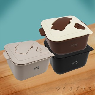 【一品川流】SIMEI 可微波304不鏽鋼方形泡麵碗-15cm