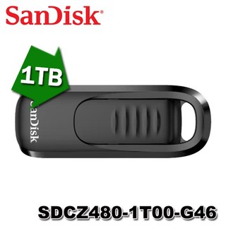 【MR3C】含稅公司貨 SanDisk CZ480 Ultra Slider 1TB 1T USB Type-C 隨身碟