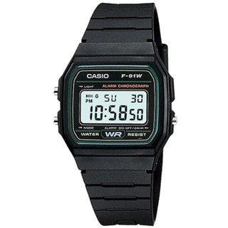 CASIO(F-91W-3) 當兵LED照明 學生 運動 休閒電子錶