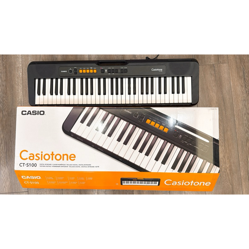 【 二手保固內 】CASIO CT-S100 61鍵手提式電子琴 keyboard 公司貨 電子琴 卡西歐CT-S200