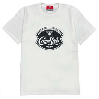 日本 PINK DRAGON - CREAM SODA 可口可樂字 NEW LOGO T-SHIRT - WHITE