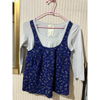 a la sha兩件式童趣上衣/M