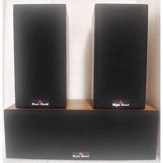 加拿大 Maple Sound HT-RC10(左聲道+右聲道+中置)被動式木質喇叭音箱 x 3