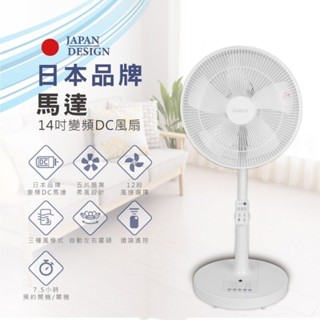 HERAN禾聯 14吋智慧變頻DC風扇HDF-14CH550❤️全新❤️