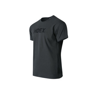 【HDEX】Main Logo Muscle Fit 短袖合身運動上衣 鐵灰色