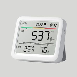 SwitchBot | Meter Pro CO2 大螢幕溫溼度感測器 (含天氣資訊 / CO2二氧化碳偵測)